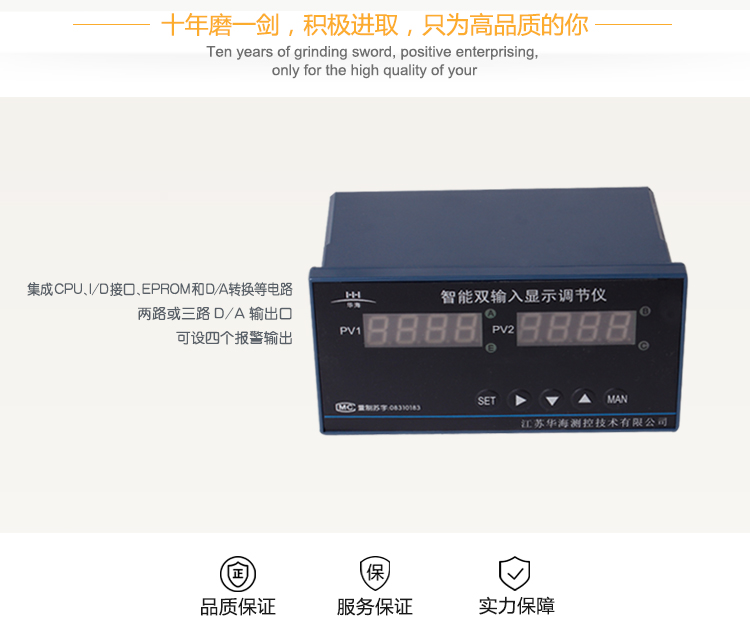 智能双输入数字显示调节仪